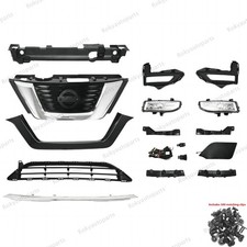 14PC For Rogue 2017-9 Grille/Grill Trim/Radiator Bracket/Fog Lamp/Bumper Molding