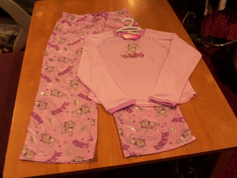 NWT Limited Too Pink "DANCE" Pajama Set Size- 12