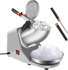 Electric Snow Cone Maker Machine 143lbs/hr with Ice Pick for Home