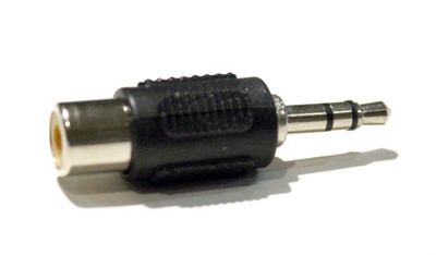 3.5mm 3.5 mm Stereo Male to RCA Female Adapter Jack Connector