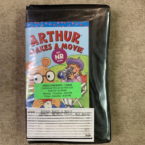 Arthur Arthur Makes A Movie VHS 2001 Tested Works 74645539836 eBay