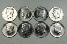 2020 - 2023 P&D Kennedy Half Dollar. Gem Brilliant Uncirculated  Mint Roll Set