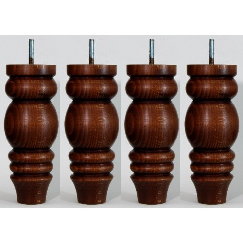 Set of Strong Wooden legs, Footstool legs Sofa Legs 200mm