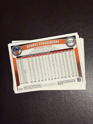 2011 Topps Update DARRYL STRAWBERRY #US238 NY Mets - SP (1) à vendre quantité disponible - Photo 2/2