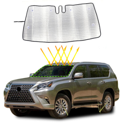 Front Windshield Sunshade UV Block Visor Cover For Lexus GX460