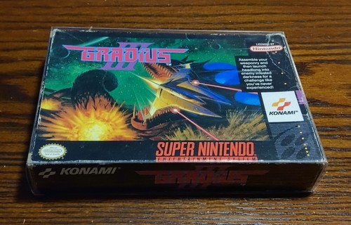 Gradius III 3 for Super Nintendo SNES Box & Game Cart Only Tested See Pics/Desc - Picture 21 of 21