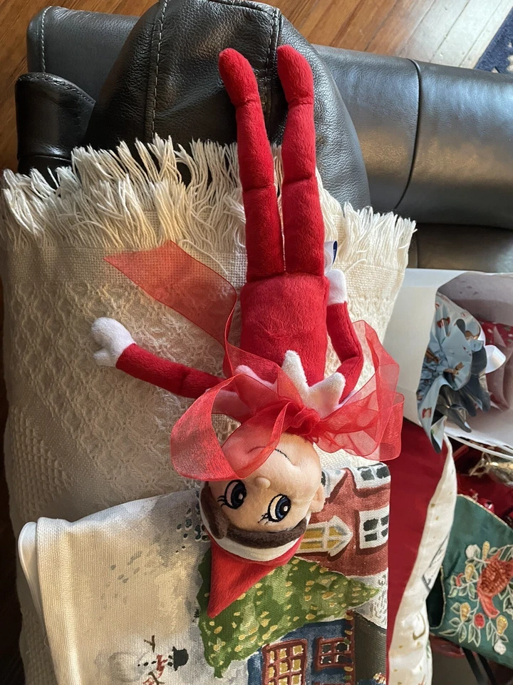 Disney Pottery Barn Christmas Elf Shelf toy holiday gift School pre k stuffed , - Image 3 of 4