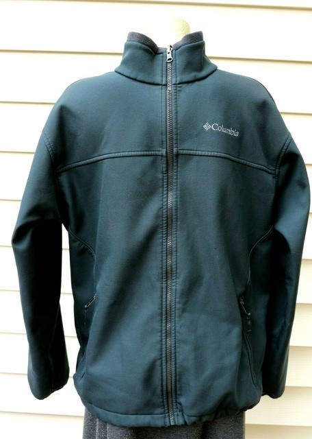 columbia men's ascender softshell jacket black