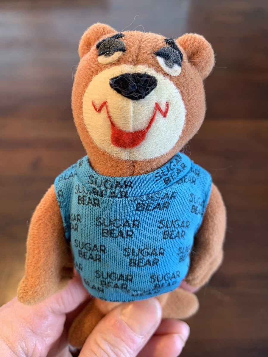 Vintage Sugar Bear 5” Mini Plush! Post Cereal Super Sugar Crisp