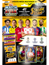 Match Attax, Football, Soccer, UEFA League 2024 Cards, Update Mega Multipack #2
