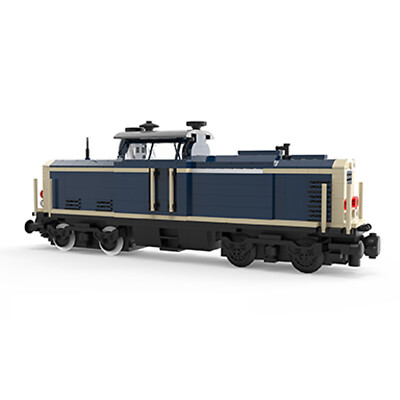 V100 German Cargo Locomotive Model 496 Parts for 18 Years and Over MOC
