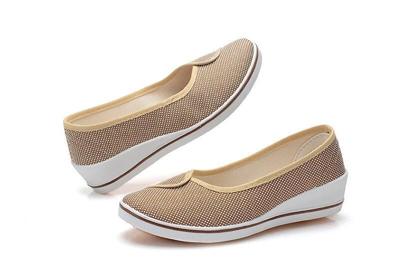 Spring Autumn Women Work Shoes Women White Black Comfortable Nurse Shoes - Image 4 of 4