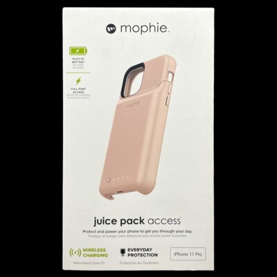 Mophie Juice Pack Access Wireless Charging Battery Case For iPhone 11 Pro - Pink