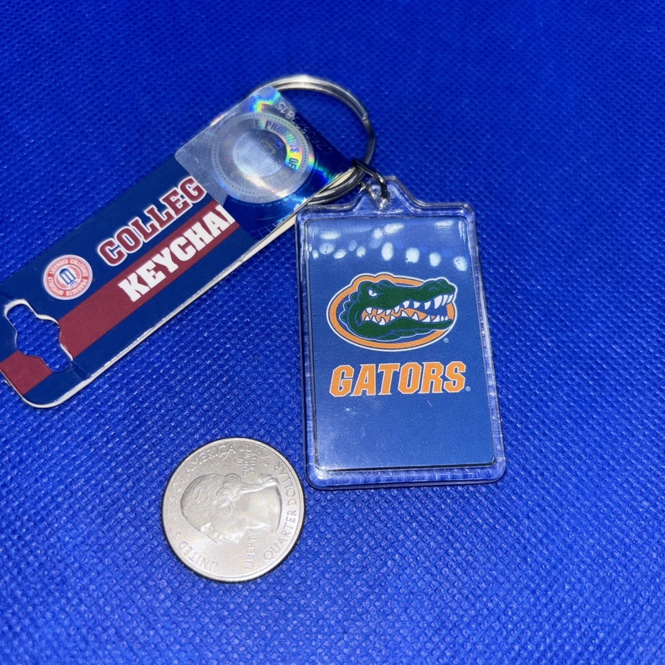 Florida Gators Plastic Keychain NCAA College Key Chain Blue Officially Licensed - Image 3 of 4