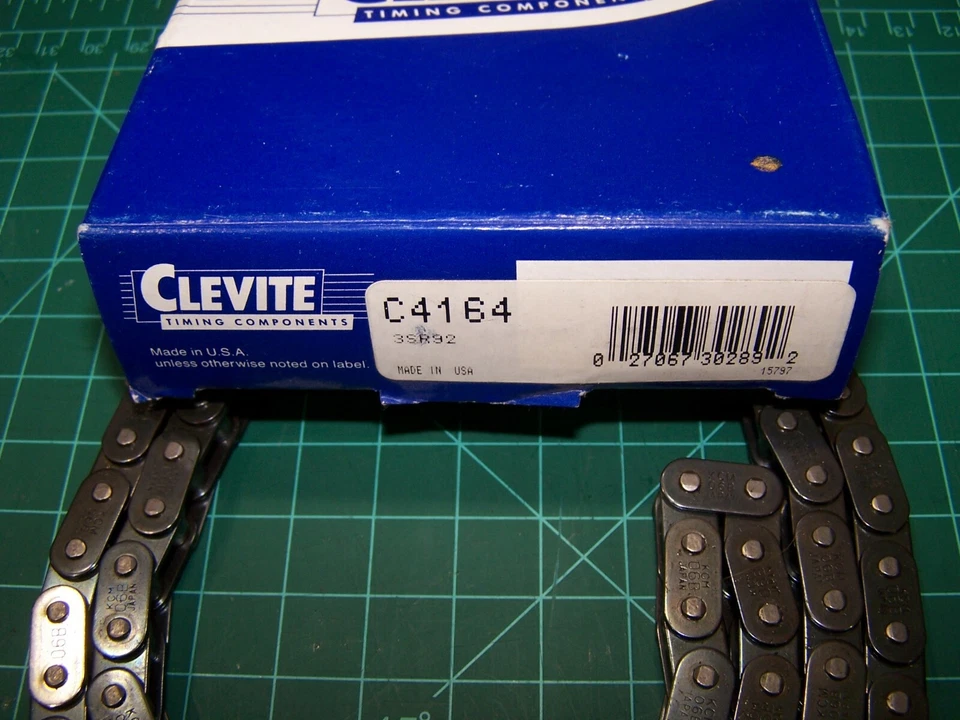 Cadena de distribución de un solo rodillo Clevite C4164 92 eslabones se adapta a Saturn 1,9 L y Nissan 1,6 L Foto 2 de 4