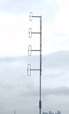 220 MHz Dipole array VHF 4 Bay element antenna 9 DBd 500W  200Mhz - 260Mhz