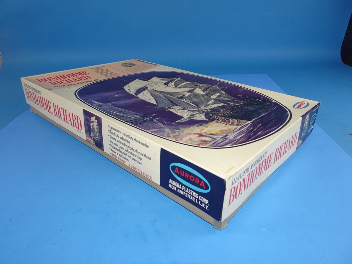 Aurora Bonhomme Richard 1966 Ship Model L2 | eBay Aurora Bonhomme Richard 1966 Ship Model L2 | eBay