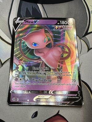 pokemon tcg fusion strike 113 264 mew v card Buy 1999 Pokemon Base Set Blastoise Holo Rare Card main image 0