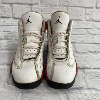 Nike Air Jordan スニーカー13センチ Nike Air Jordan 13 XIII Chicago Red White Black Kids Sneakers Sz