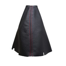 Rot Faden Echtleder Schaltmanschette Schaltsack Für KIA PICANTO (2011-2016)