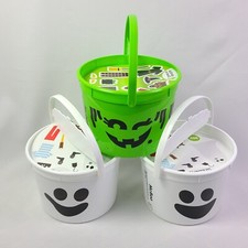 McDonalds Halloween Happy Meal Boo Buckets McBoo McGoblin Lot Of 3