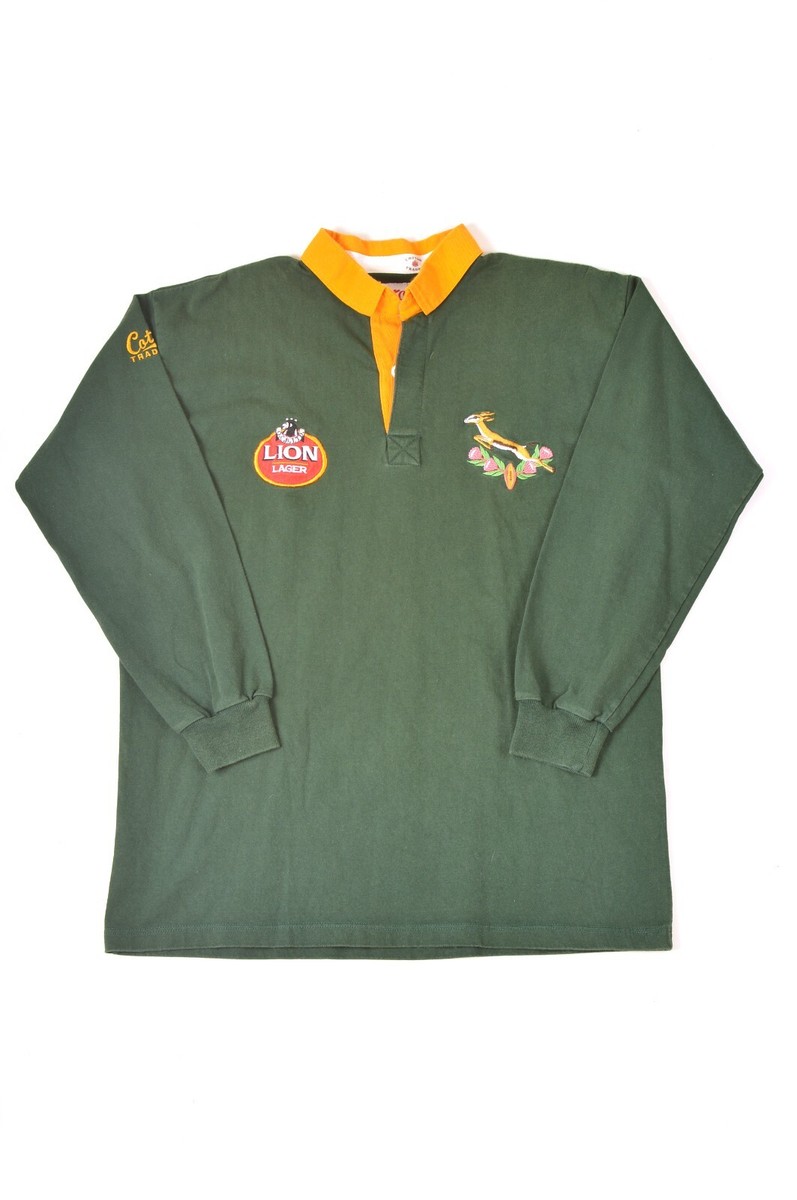 Cotton Traders South Africa 1992/95 LS Rugby Polo Shirt Jersey