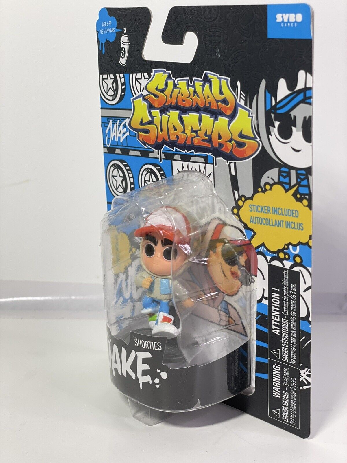 LOT OF 2 Subway Surfers Tricky / Jake Figures with Stickers