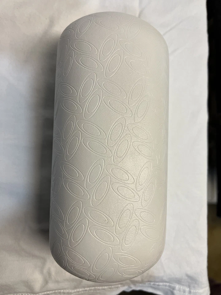 Oakley Grande Blanco Rizado Gafas de Sol Estuche con Funda Protectora Limpieza Foto 3 de 4