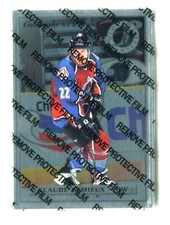 1996-97 LEAF STEEL (METAL CARD) CLAUDE LEMIEUX #31 AVALANCHE w/FILM