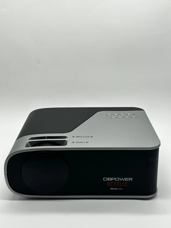 DBPOWER Movie Projector Native 4K 1080p WiFi Bluetooth Built-in Netflix 500ANSI - Image 3 of 4