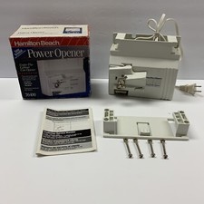 Hamilton Beach Under Cabinet Can & Bottle Opener in Box Tested  #76400 VTG