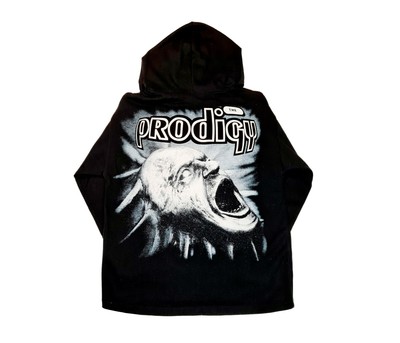Prodigy - Keith Flint/Album cover on back - 1990 Hoodie Vintage 