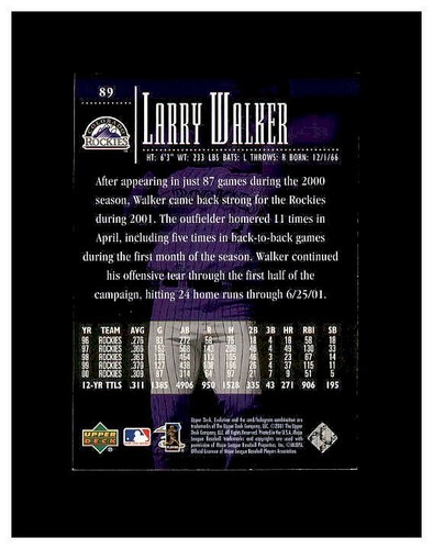 LARRY WALKER YOU PICK SEE SCANS OF EVERY CARD RC, INSERTS HIGH GRADE CARDS - Picture 431 of 463