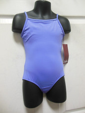 Dance Mirella lavendar Camisole Leotard Spandex Girls Med Child M201C