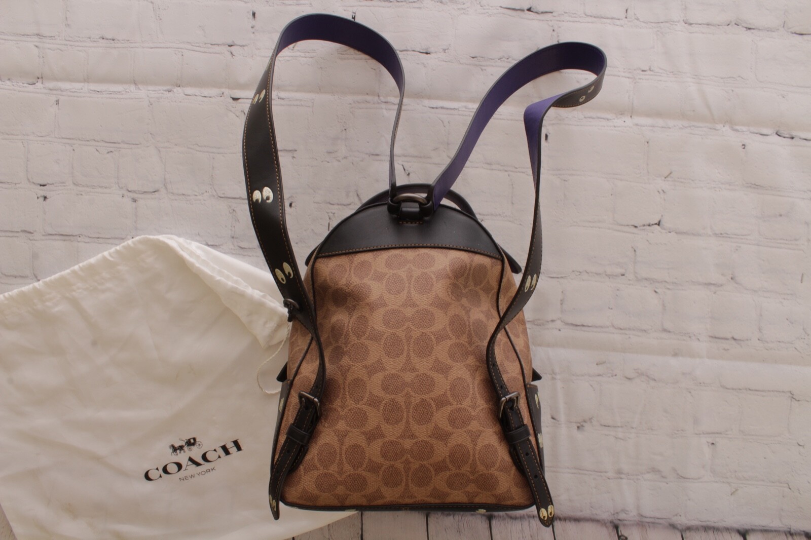 RARE COACH X DISNEY Snow White Leather Dark Fairytale Backpack NEW with Tags image 6