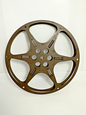 Vintage Metal 16mm Motion Picture Film Projector Empty 7" Take-Up Reel 400'  6 