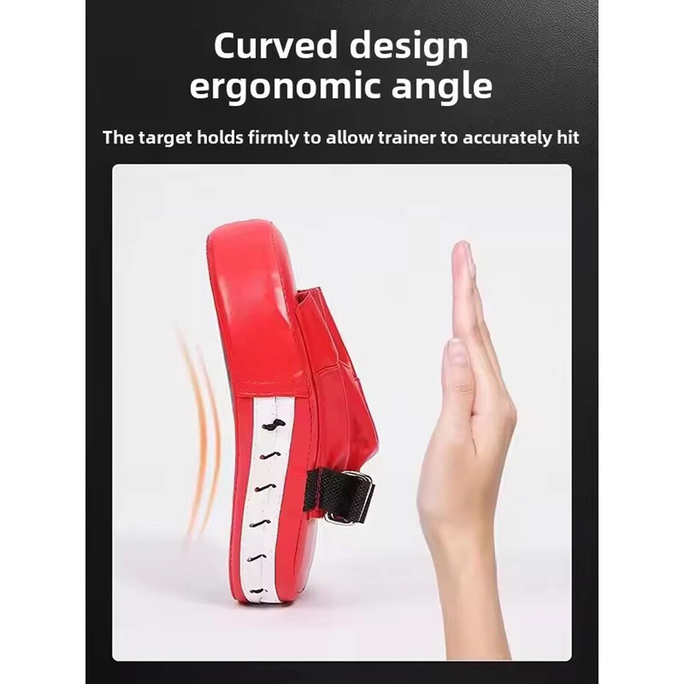 2tlg Pratzen Focus Pad Handpratzen Pratze Kick Boxen Kampfsport Schlagpolster - Bild 3 von 4