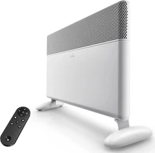 Ballu Convection Panel Space Heater - Thermostat, Remote, Eco mode -White, 1500w