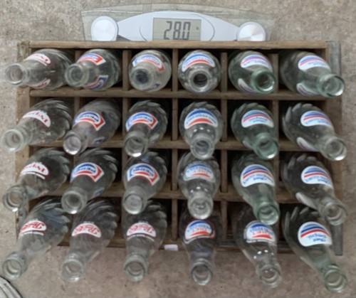 Vintage Pepsi Wooden Crate With 24-10 Oz Glass Bottles - Picture 16 of 18