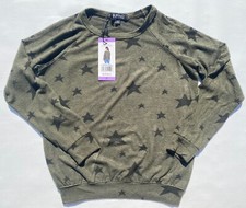 Buffalo David Bitton NWT Women's XS Long Sleeve Soft Cozy Sweatshirt Pullover