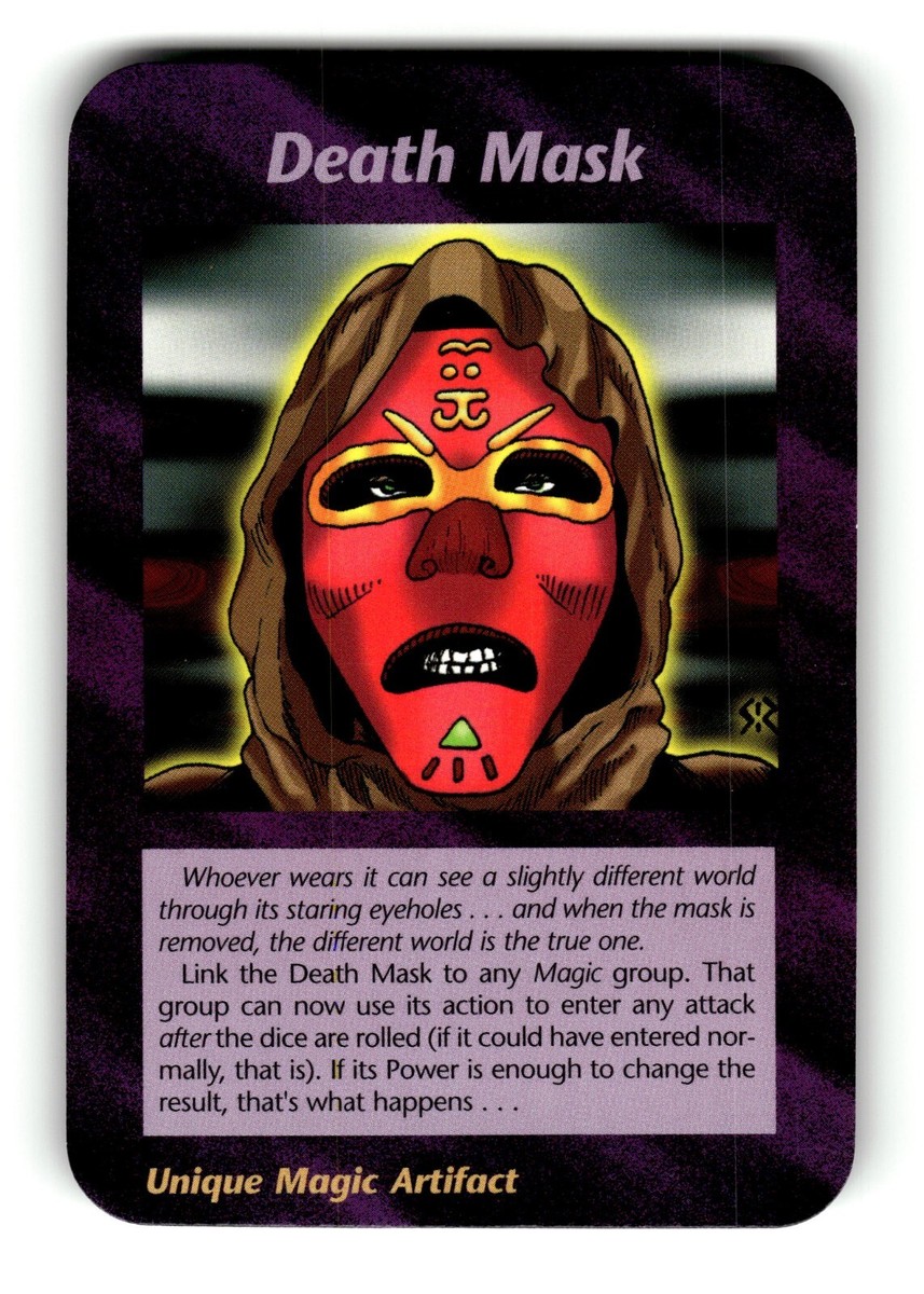 Death Mask Card Unlimited INWO Illuminati New World Order