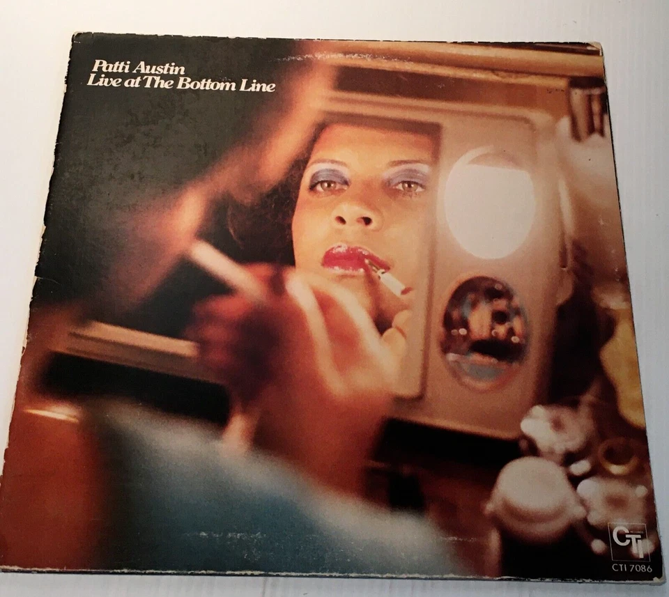 PATTI AUSTIN Live At The Bottom Line Vinyl LP GATEFOLD 1979 CTI CTI 7086 - NM Foto 2 de 4