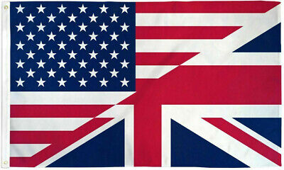 USA UK Friendship Flag 3x5 ft United States United Kingdom Combined ...