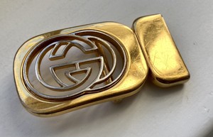 vtg gucci monogram belt 90s