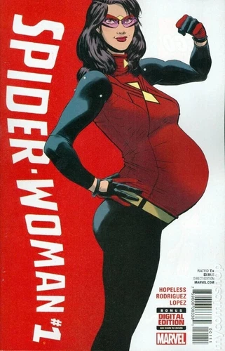 Spider-Woman Comic 1 Cover A First Print 2015 Dennis Hopeless Rodriguez Lopez