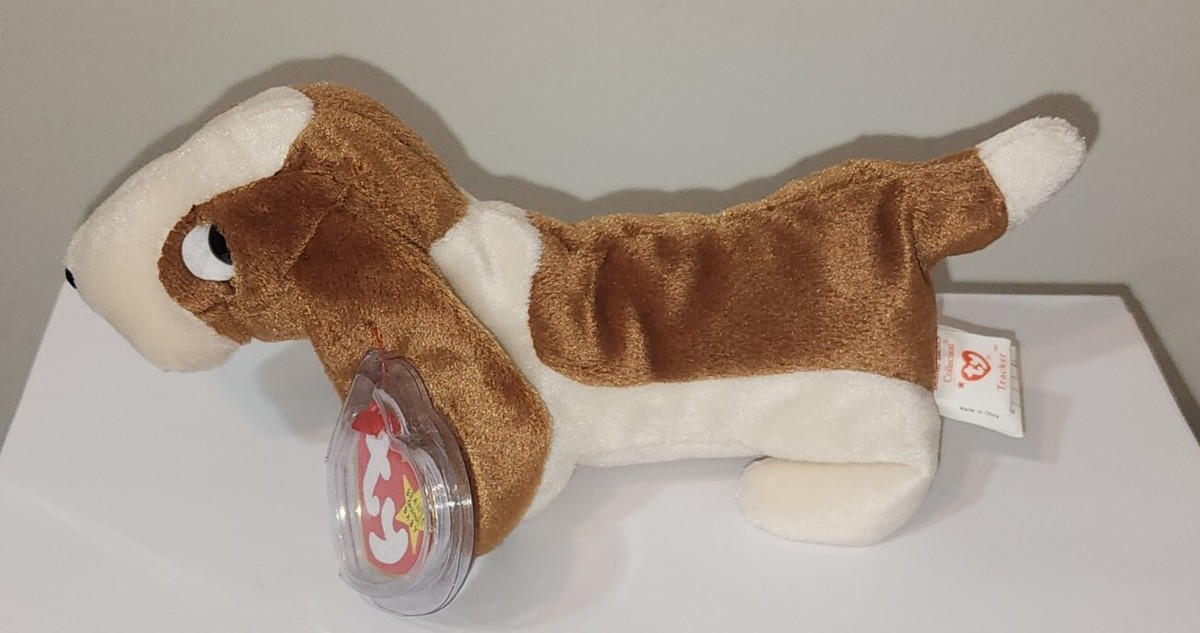 Ty Beanie Baby - TRACKER the Basset Hound Dog (Canada Tags) 7