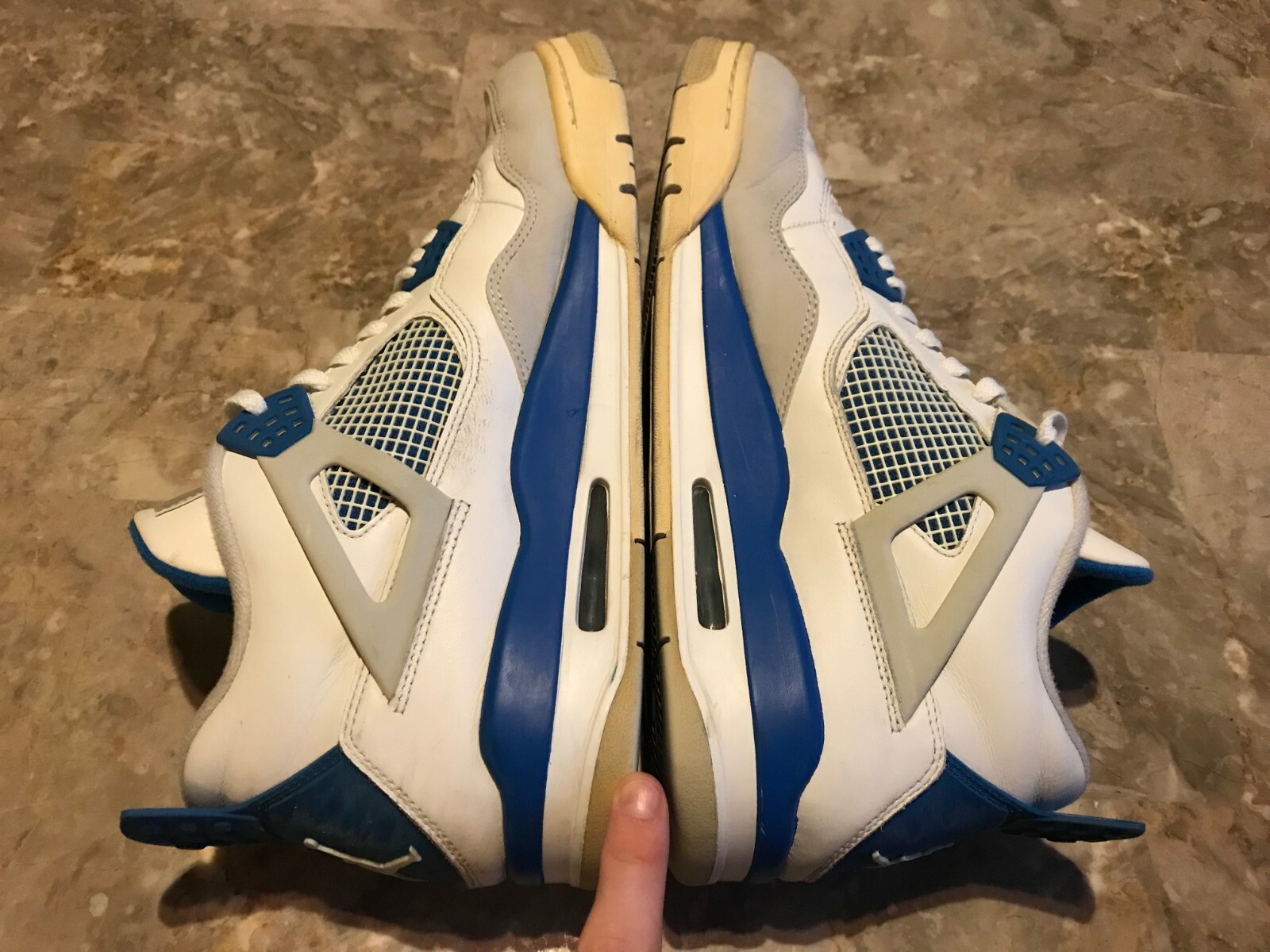 2012 Nike Air Jordan 4 IV IV IV Retro Military bluee White Cement Size 13 (308497-105) d7c76b 2012 Nike Air Jordan 4 IV IV IV Retro Military bluee White Cement Size 13 (308497-105) d7c76b