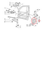 SeitentüRschloss Vorne Rechts DX Fiat Doblò Original 51843468