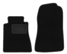 Velours-Fußmatten vorne für Mercedes C 190 W201 1982-1993 Limousine 2tlg Schwarz Velours-Fußmatten vorne für Mercedes C 190 W201 1982-1993 Limousine 2tlg Schwarz