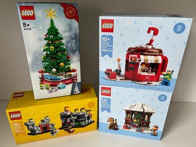 LEGO SEASONAL: Christmas Tree (40338) + 40776 + 40778 + 40775 - NEW - SEALED